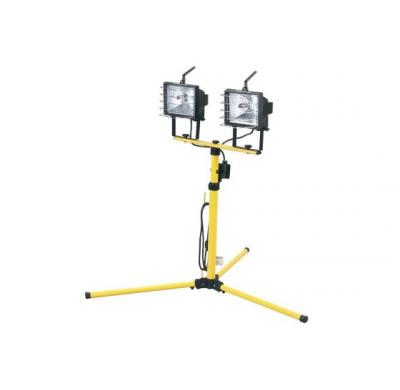 Lampara Halogen 2 X 500w Con Soporte Telescopico