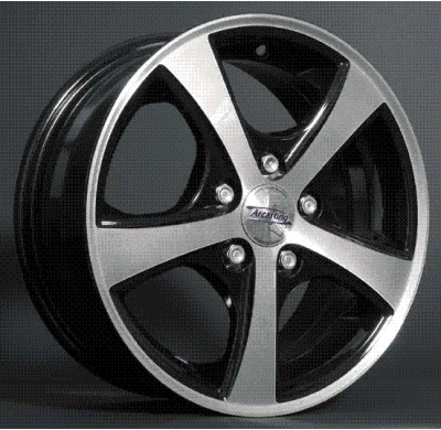 Llanta Arcasting Perle Noir 7x16 Pulido/Negro