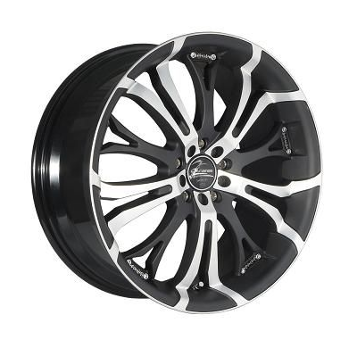 Llanta Barracuda Tzunamee Matt Black 9x18 4-5 Tornillos