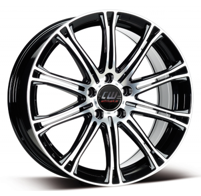 Llanta Borbet Cw1 8 X 19 Negro Pulido Borbet Wheels