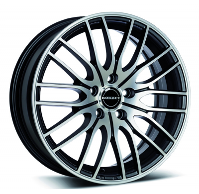 Llanta Borbet Cw4 8 X 17 Negro Pulido Borbet Wheels