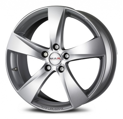 Llanta Mak Tornado Hyper Silver 17x7,0