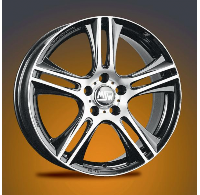 Llanta Msw 11 - 15x7 Black Polish 4-5 Taladros
