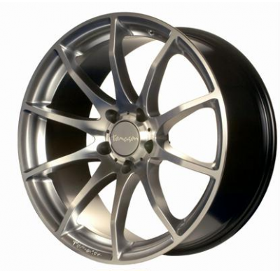 Llanta Tomason Tn1 7.0x16 4x100  Et40 Hyperblack Poliert