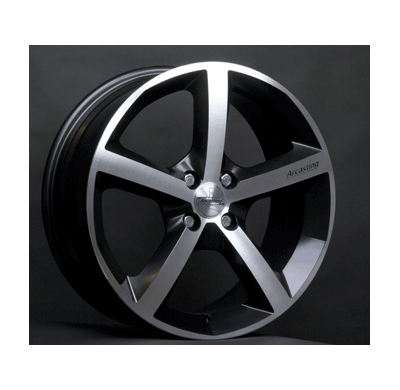 Llantas Arcasting 7,0x17" K 11-D Black Polished