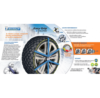 Cadenas De Nieve Michelin Easy Grip Evolution Mi-Evo3 Talla 3
