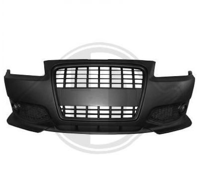 Parachoques Deportivo Delantero A3, 96-03; Incl. Parrilla Negra; Abs;Pintable
