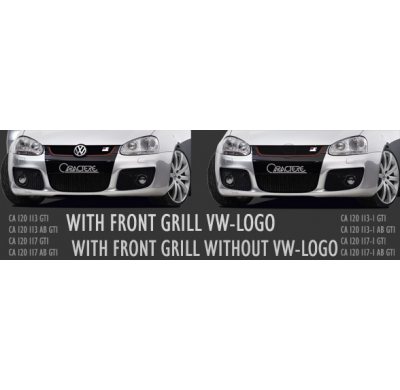 Paragolpes Delantero Completo Para Vehiculos  Provistos De Faros Antinieblas De Origen Jetta V Style Gti (2006) Caractere El Tie