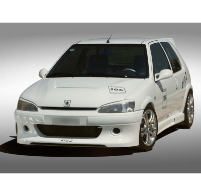 Paragolpes Delantero Con Hueco Para Logo Originalmega Universal Peugeot 106 2^ Model Fiberglass (Gfk)  El Tiempo De Entrega De E