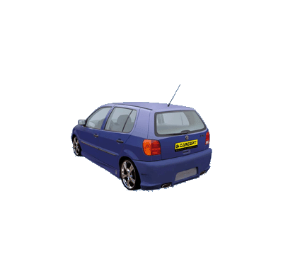 Paragolpes Trasero Abumper Vw Polo 6n 94-99