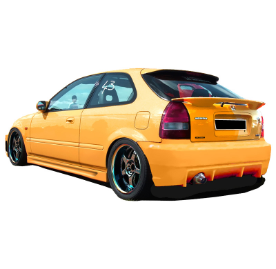 Paragolpes Trasero Honda Civic 98 Hatchback Dragon