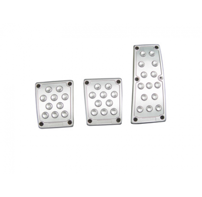 Pedales Alu Plata Mit Noppen<br>universal