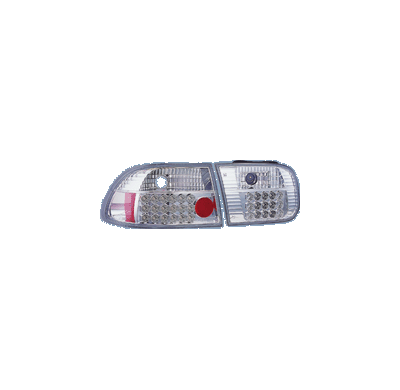 Pilotos Led Al Ho Civic 3drs 92-95 Led Chrome