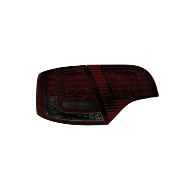 Pilotos Led Audi A4 Avant B7 04-08 _ Red/Smoke