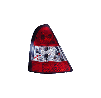 Pilotos Traseros Re Clio 01- Led Red/Clear