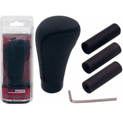 Pomo Palanca Cambio Polipiel Negro.