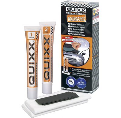 Quixx Scratch Remover (25g Polish/25g Finish/2 Cloths/4 Sandpaper)
