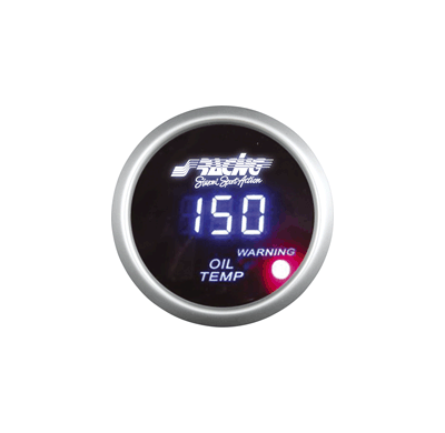 Reloj Simoni Racing Digital Temperatura Aceite. Black Face + Sensors