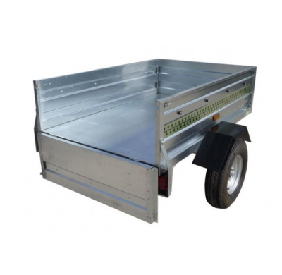 Remolque De Carga Galvanizado Eco-1500 - 500/500 Kgs.