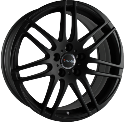 Llanta Avus Ac-M04 /Mb Matt Black 17 X 7.50  5x112 Et-35 Buje 66.45