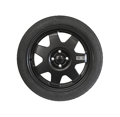 Kit De Rueda De Repuesto / Emergencia Aluminio 125/80 X 17" Fiat 500x Año:  2015- Tipo: 334 Llanta De Aluminio Medidas: L 64 X A