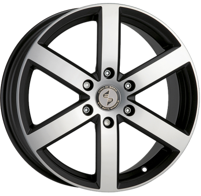 LLANTA ETA BETA ROBUS 18 X 8.00 ET 50 6X130 Buje: 84,1 MATT BLACK POLISH