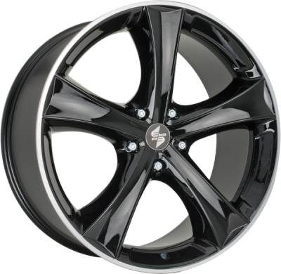 LLANTA ETA BETA TETTSUT 17 X 7.00 ET 15 4X108 Buje: 65,1 SHINY BLACK POLISH LIP