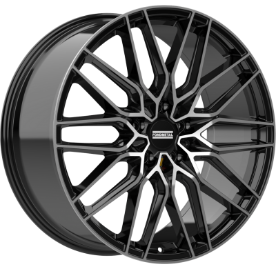 LLANTA FONDMETAL CRATOS GLOSSY BLACK MACHINED  21 x 9.50  ET:26 5X120 Buje: 66,5