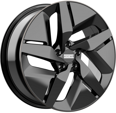 LLANTA FONDMETAL E-JOULE GLOSSY BLACK  19 x 7.50  ET:49,5 5X114.3 Buje: 67,1