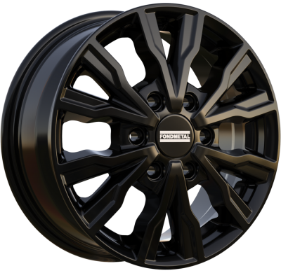 LLANTA FONDMETAL PRO2 GLOSSY BLACK  16 x 6.50  ET:50 6X125 Buje: 74,1