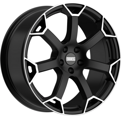 LLANTA FONDMETAL ZEPHYRUS MATT BLACK MACHINED 20 X 9.00 5X112 ET46 BUJE: 66,5