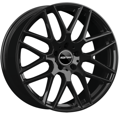 LLANTA GMP BERGHEM GLOSSY BLACK 23 X 11.5 5X130 ET61 BUJE: 71,6
