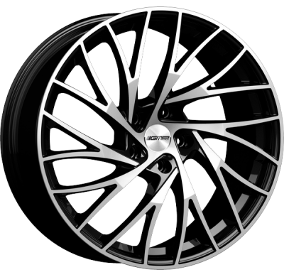 LLANTA GMP ENIGMA 18 X 8.00 ET 30 5X112 Buje: 75 BLACK DIAMOND