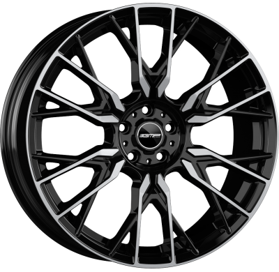 LLANTA GMP FENDER BLACK DIAMOND 22 X 9.00 5X120 ET25 BUJE: 63,4