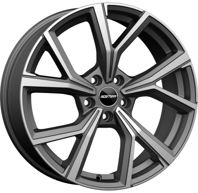 LLANTA GMP MENTOR MATT ANTHRACITE DIAMOND 18 X 7.50 5X112 ET37 BUJE: 66,5