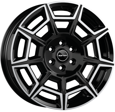 LLANTA GMP PERVAN BLACK DIAMOND 18 X 7.50 6X130 ET47 BUJE: 84,1