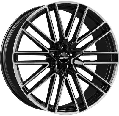 LLANTA GMP STILGAR BLACK DIAMOND 24 X 10.0 5X130 ET20 BUJE: 71,6