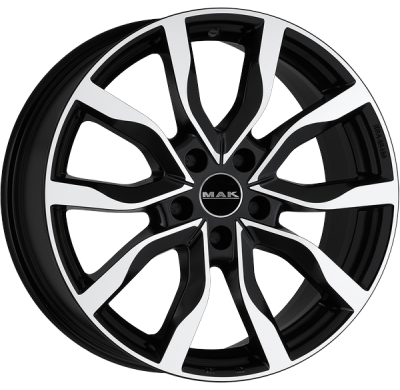 LLANTA MAK HIGHLANDS 20 X 8.50 ET 33 5X120 Buje: 63,4 BLACK MIRROR