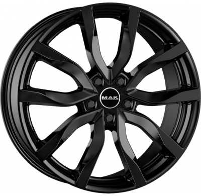 LLANTA MAK HIGHLANDS 19 X 8.00 ET 45 5X108 Buje: 63,4 GLOSS BLACK