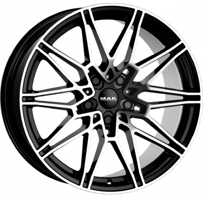 LLANTA MAK KOENIG-D 19 X 9.50 ET 20 5X112 Buje: 66,6 BLACK MIRROR