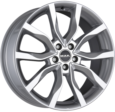 LLANTA MAK KOLN 19 X 9.00 ET 50 5X130 Buje: 71,6 SILVER
