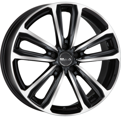 LLANTA MAK MAGMA BLACK MIRROR 15 X 6.00 4X100 ET31 BUJE: 60,1