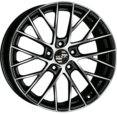 LLANTA MAK MONACO-D 21 X 11.5 ET 59 5X130 Buje: 71,6 BLACK MIRROR