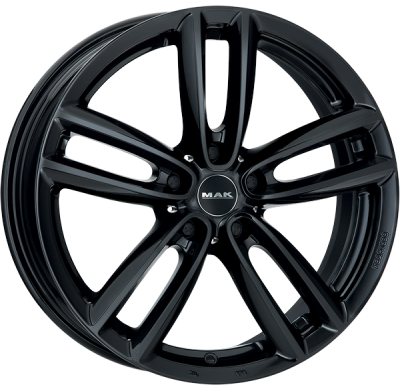 LLANTA MAK OXFORD 17 X 7.00 ET 54 5X112 Buje: 66,6 GLOSS BLACK