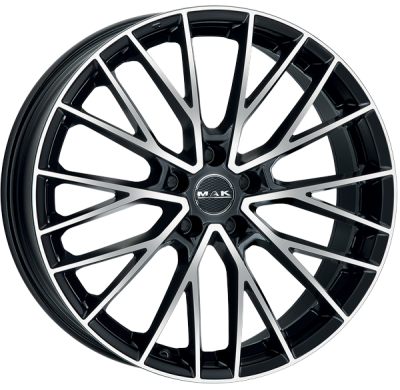 LLANTA MAK SPECIALE 19 X 8.50 ET 30 5X120 Buje: 72,6 BLACK MIRROR