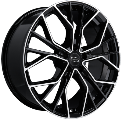 LLANTA MIM ANKY BLACK MIRROR  19 x 8.00  ET:30 5X112 Buje: 66,5