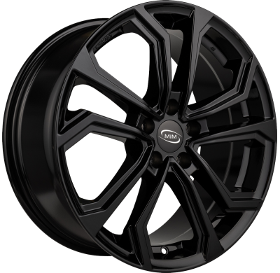 LLANTA MIM ESIS GLOSSY BLACK  18 x 8.00  ET:35 5X112 Buje: 66,5