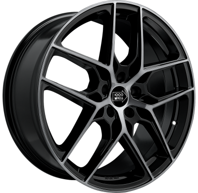 LLANTA MILLE MIGLIA MM1004 GLOSS BLACK DARK POLISHED  18 x 8.00  ET:45 5X112 Buje: 66,5