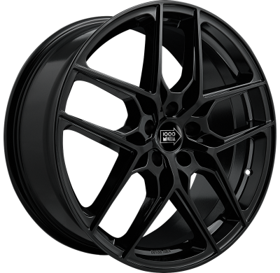LLANTA MILLE MIGLIA MM1004 GLOSS BLACK 17 X 7.50 5X110 ET30 BUJE: 65,1