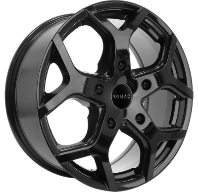 LLANTA ROMAC COBRA 18 X 7.50 ET 54 5X160 Buje: 65,1 GLOSS BLACK